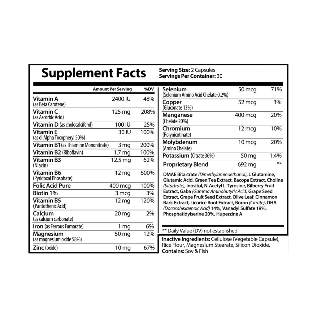Neuro Focus™ — Brain Fog Support Formula (60 Capsules)
