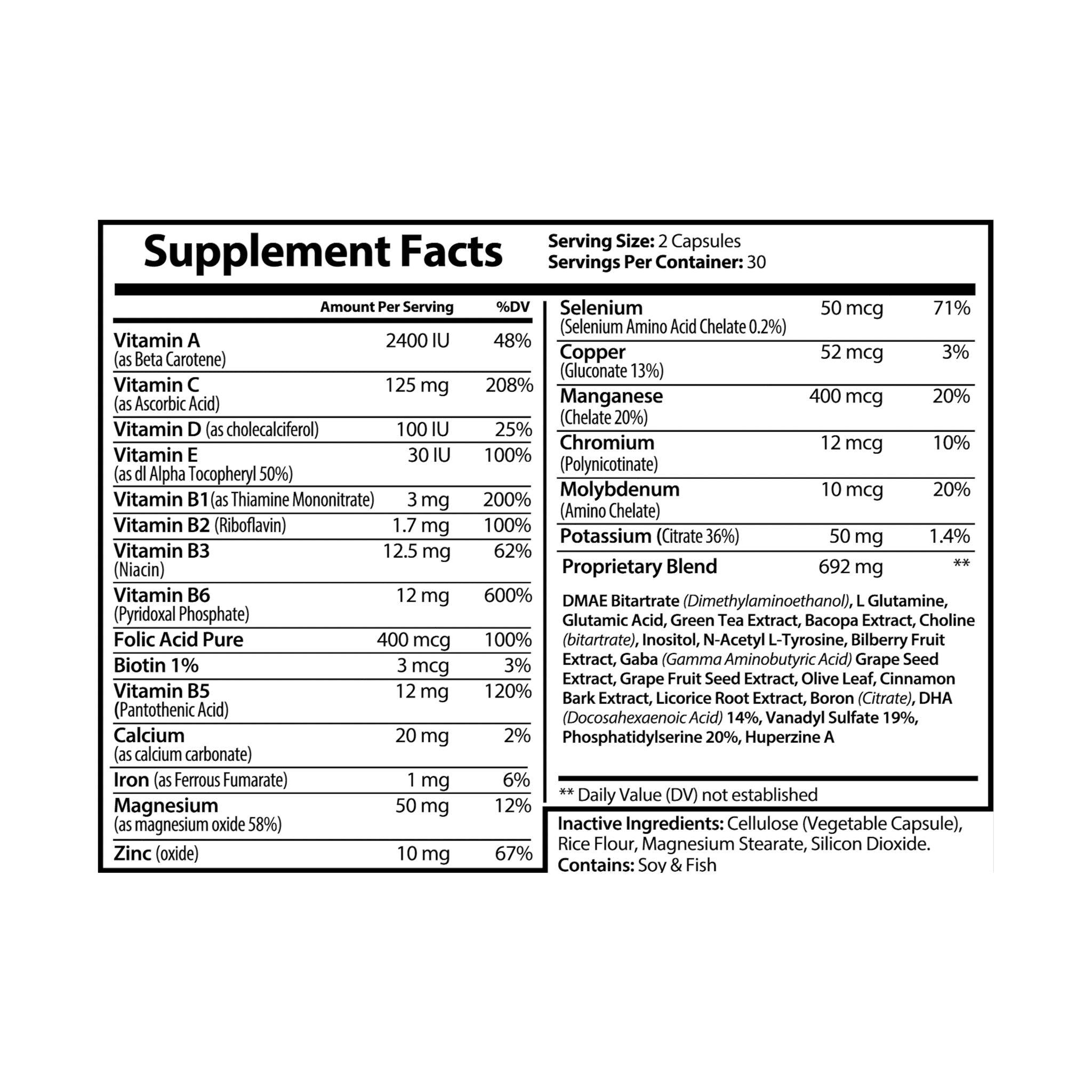 Neuro Focus™ — Brain Fog Support Formula (60 Capsules)
