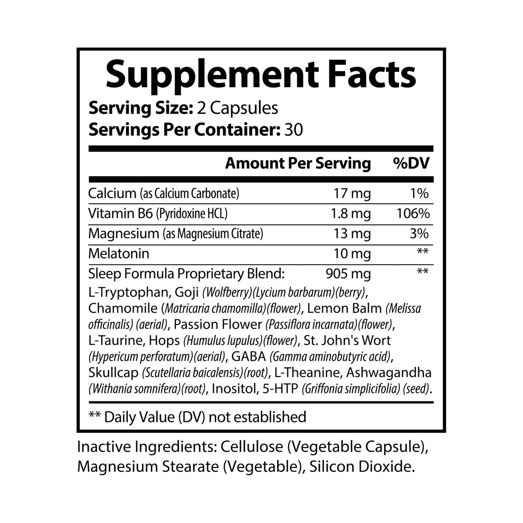 Sleep Reset™ – Natural Sleep Support for Keto Energy & Relaxation (60 Capsules)
