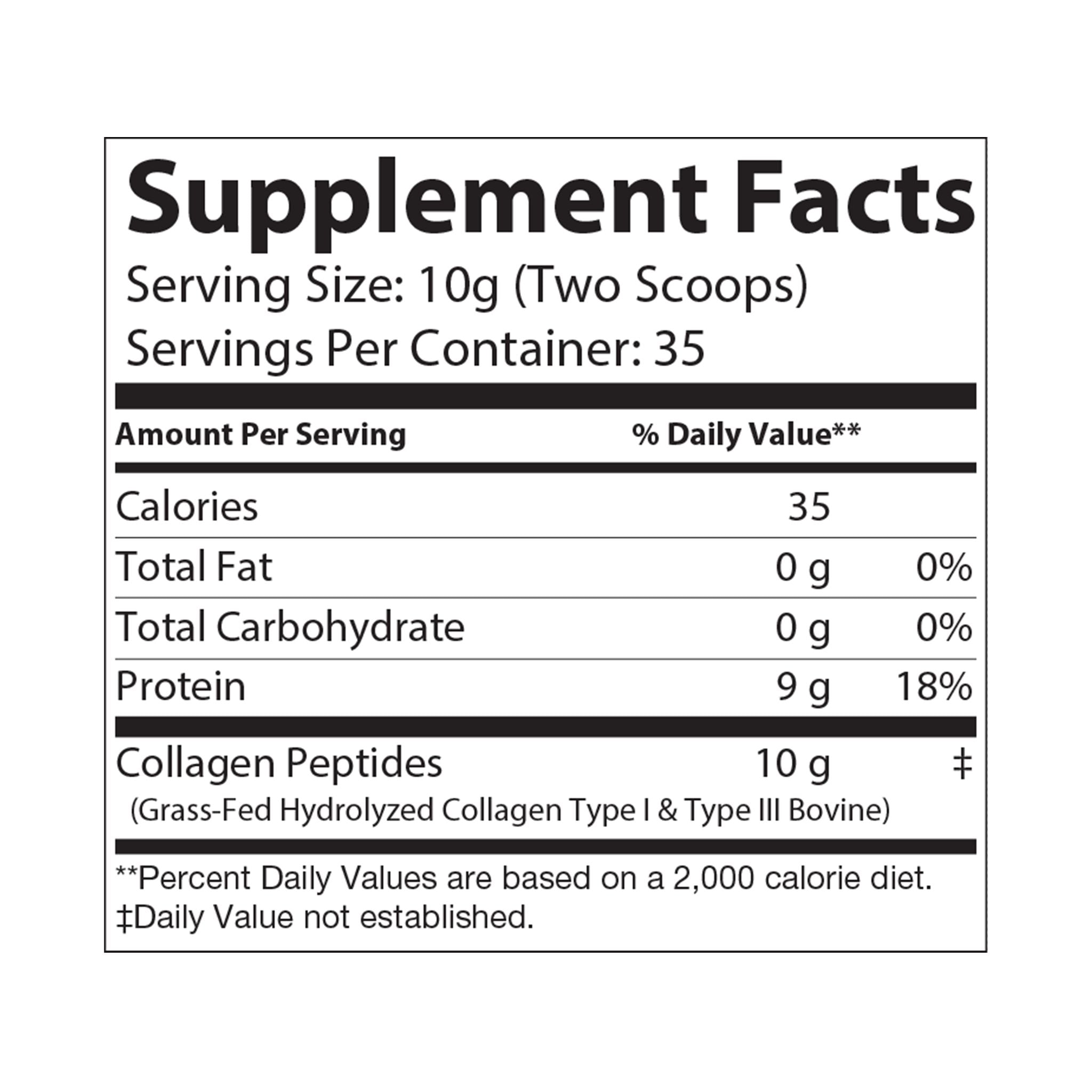 Rebuild Glow™ — Collagen Peptides Type I & III (350g Powder, 12.3oz)