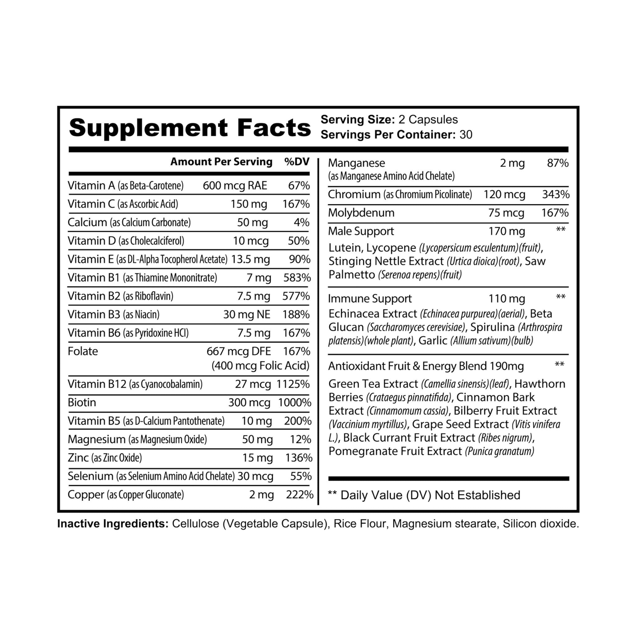 Complete Balance™ — Multivitamin for Men (60 Capsules)