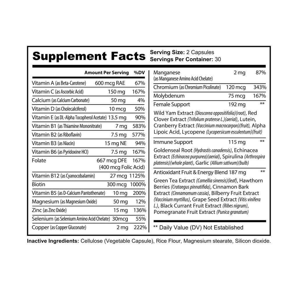 Complete Balance™ — Multivitamin for Women (60 Capsules)