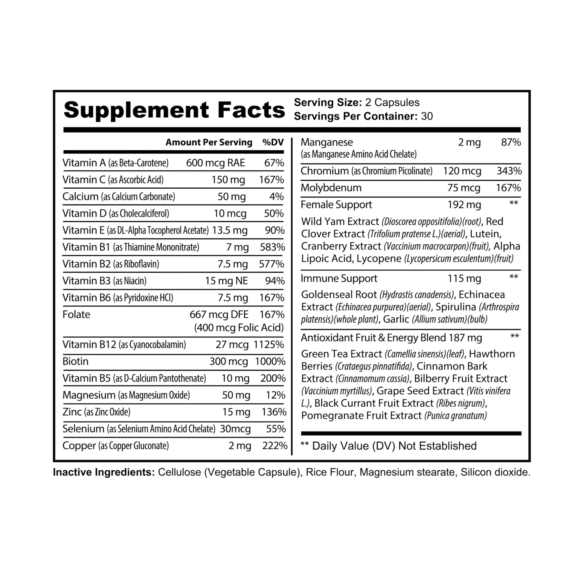 Complete Balance™ — Multivitamin for Women (60 Capsules)